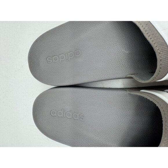 Adidas Mens  Adilette Shower Slides Slipper Size 8 Gray Slip On Cushioned Casual - Picture 10 of 16